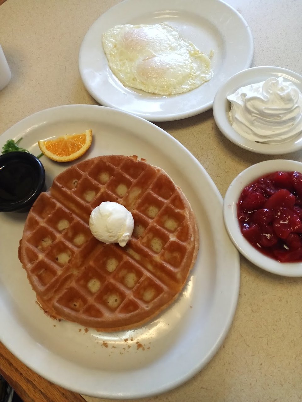 Waffle and Hashbrown Plate