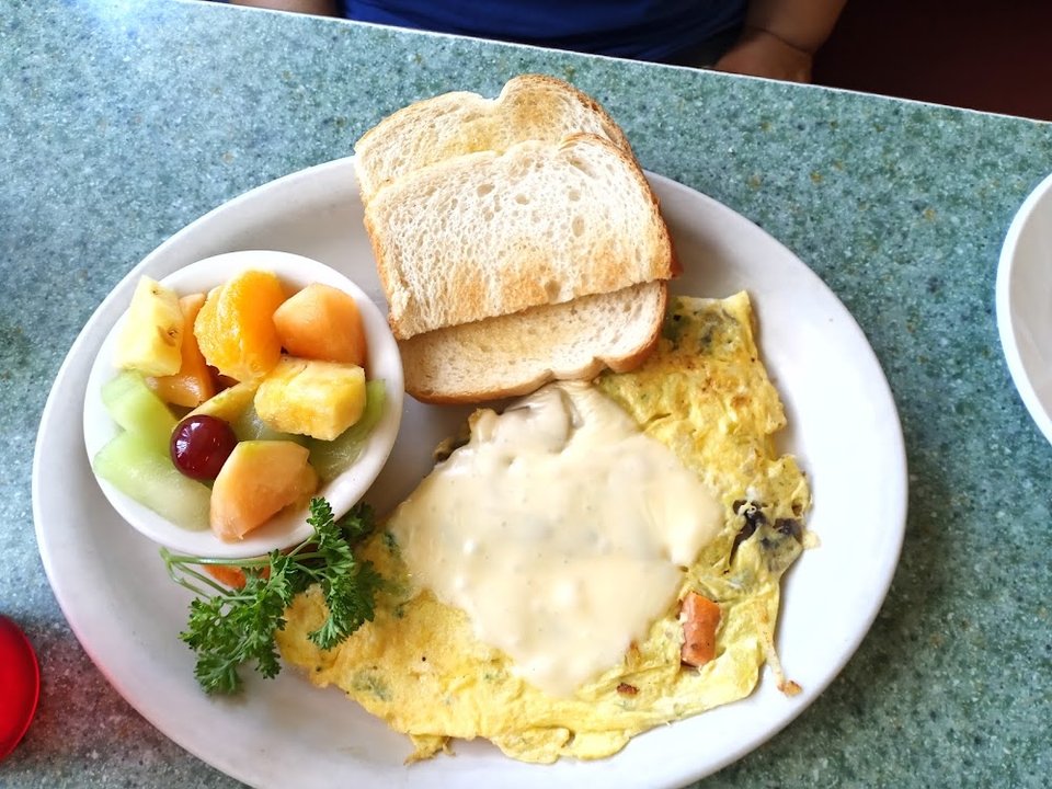 Vegetable Omelette Breakfast